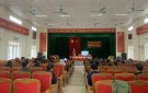 Xã Xuân Tín tổ chức hội nghị nghiên cứu, học tập, quán triệt Nghị quyết Hội nghị lần thứ 6 của BCH Trung ương Đảng khoá XIII