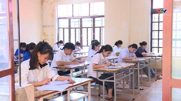 Thanh Hóa: Ngày đầu tiên Kỳ thi tuyển sinh vào lớp 10 THPT diễn ra an toàn
- Ảnh 1.