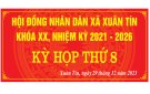 Kỳ họp thứ 8 Hội đồng nhân dân xã Xuân Tín