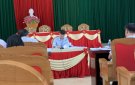 Đồng chí Phó Bí thư Thường trực Huyện ủy Nguyễn Ngọc Thức làm việc với xã Xuân Tín về tiến độ xây dựng xã NTM nâng cao năm 2022